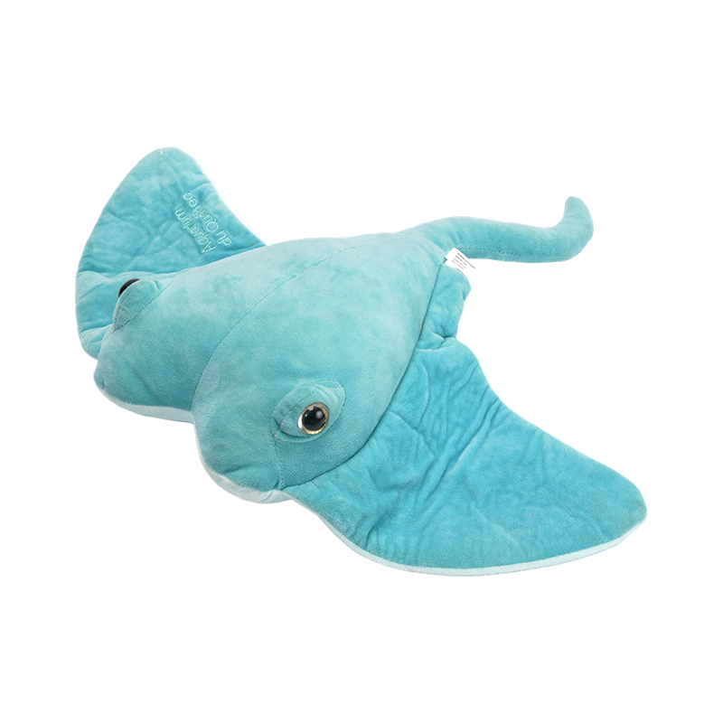 Ikan syaitan velcro marin yang comel dan biru dari mainan mewah kehidupan laut