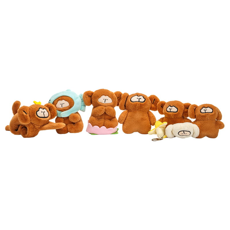 Boneka monyet yang comel