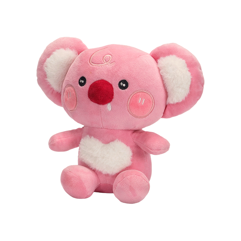 Mainan mewah koala merah jambu fantasi yang disumbat untuk kanak-kanak perempuan