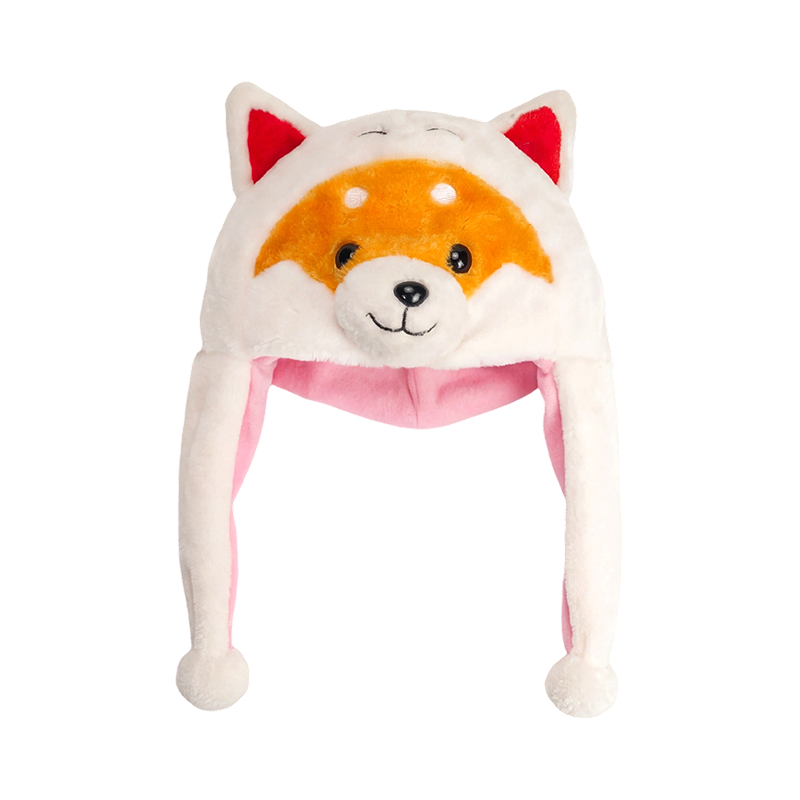 Topi mewah anjing putih