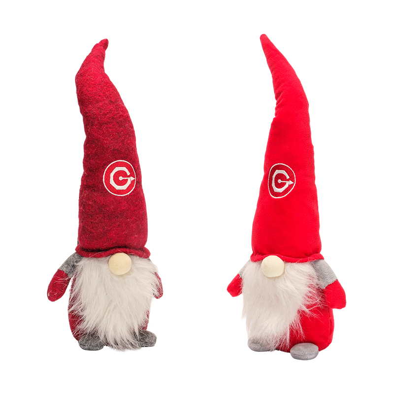 Mainan pasangan gnome krismas topi merah